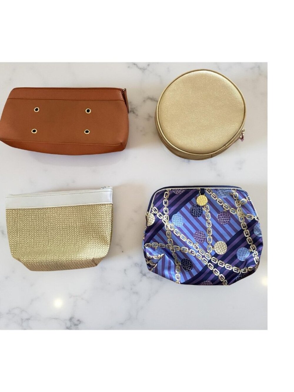 Estee Lauder Cosmetic Bag Set Lot Travel Makeup Toiletry Pouches